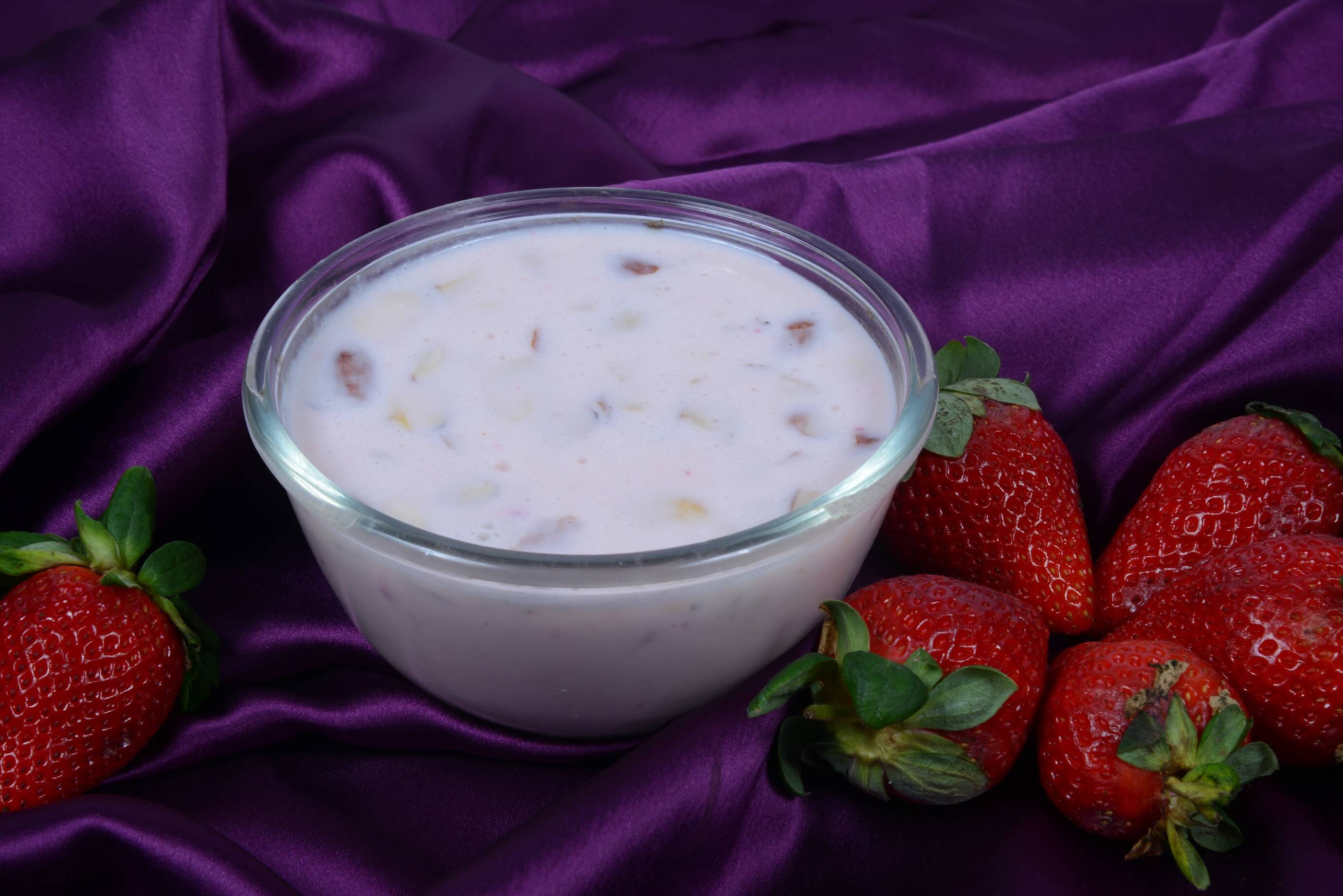 MEGHMILAN DAIRY PRODUCT - Dry Fruit Strawberry Basundi